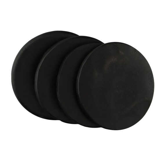Подставки KOOPMAN A55500480 COASTERS 10CM DARK FINISH (605595)