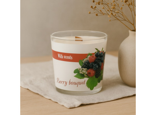 Candle WOC AROMA BERRY BOUQUET 