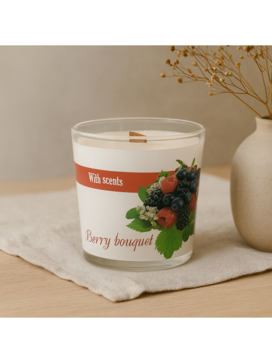 Свеча WOC AROMA BERRY BOUQUET 