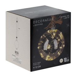 N/y decorate objects KOOPMAN BALL HANGING DECORATION LED 12 (223874) (AAB200240)