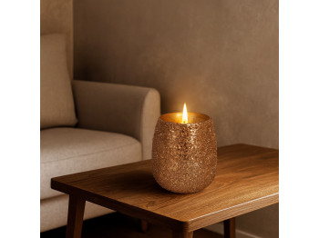 Մոմակալ KOOPMAN BEADED VOTIVE 10X10CM COPPER (137409) (A68121420)