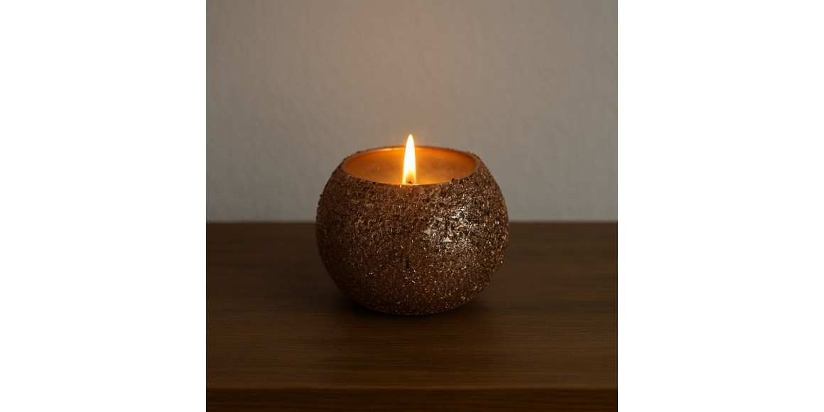 Подсвечник KOOPMAN BEADED VOTIVE 8X6CM COPPER (135832) (A68121220)