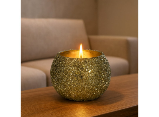 Մոմակալ KOOPMAN BEADED VOTIVE 8X6CM GREEM (137072) (A68121240)