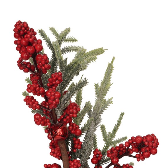 Новогодные декоративные аксессуары KOOPMAN BERRIES BRANCH 44CM 2ASS (649933) (MT1100090)