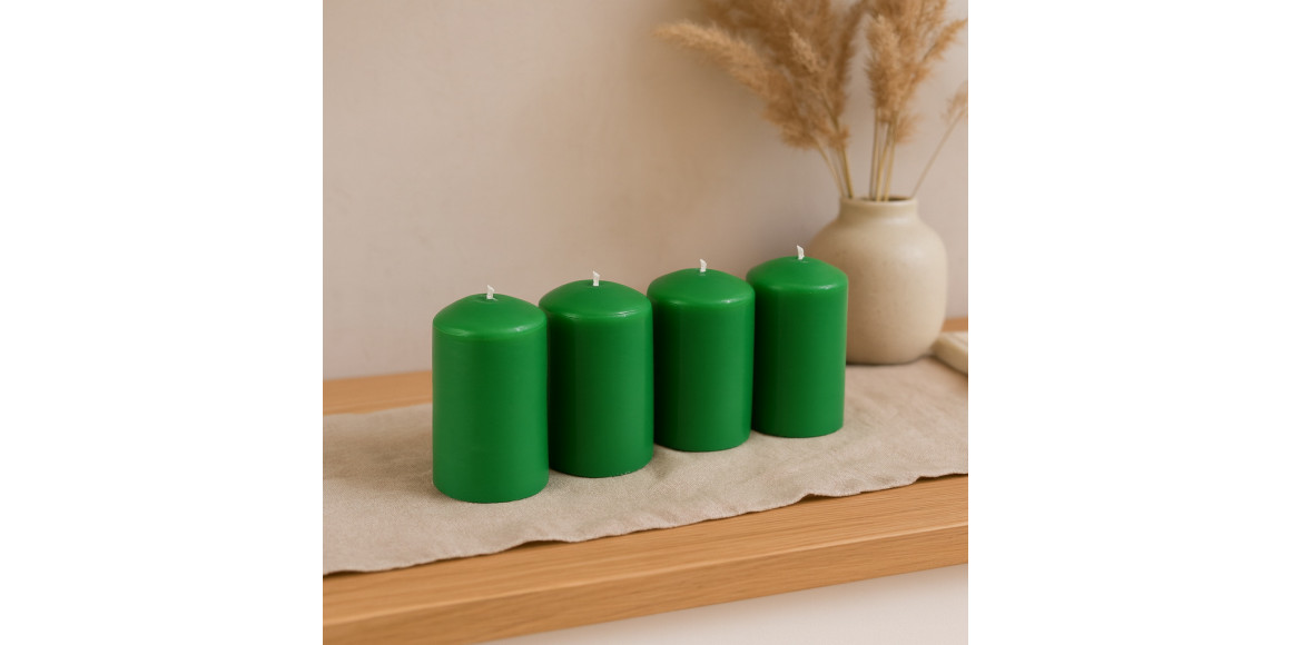 Свеча WOC BIG GREEN 4 PCS 