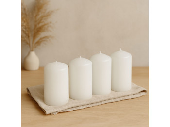 Candle WOC BIG WHITE 4 PCS 