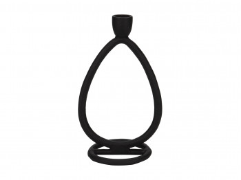 Candlestick KOOPMAN CANDLE HOLDER 13X22CM BLACK (A98807060)