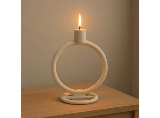 Մոմակալ KOOPMAN CANDLE HOLDER 15X19CM ROUND (A98808080)