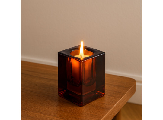 Մոմակալ KOOPMAN CANDLE HOLDER GLASS 4X6CM 2ASS (151047) (AC7100210)
