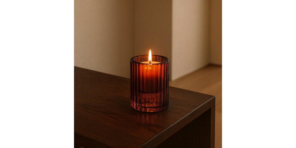 Մոմակալ KOOPMAN CANDLE HOLDER GLASS 5X8CM 2ASS (151252) (AC7100260)