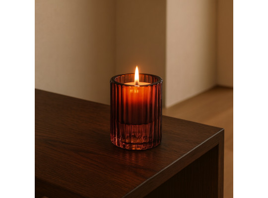 Մոմակալ KOOPMAN CANDLE HOLDER GLASS 5X8CM 2ASS (151252) (AC7100260)