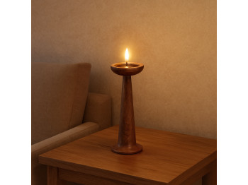 Մոմակալ KOOPMAN CANDLE HOLDER MANGO NATURAL (615129) (A93000300)