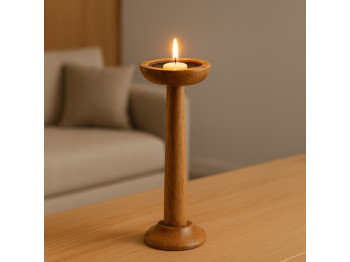 Մոմակալ KOOPMAN CANDLE HOLDER MANGO NATURAL (615174) (A93000310)