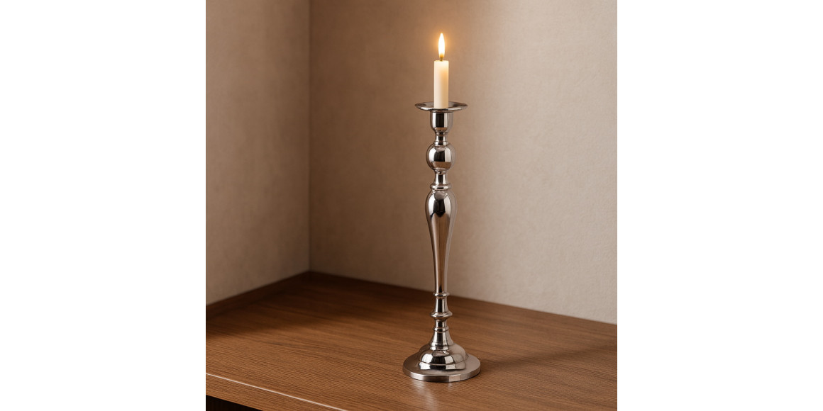 Подсвечник KOOPMAN CANDLE HOLDER SILVER 48CM 4ASS (A04426750)