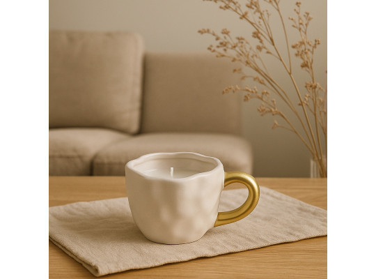 Candle KOOPMAN CANDLE IN CUP 8X6X5CM 4ASS (057820) (APF648330)