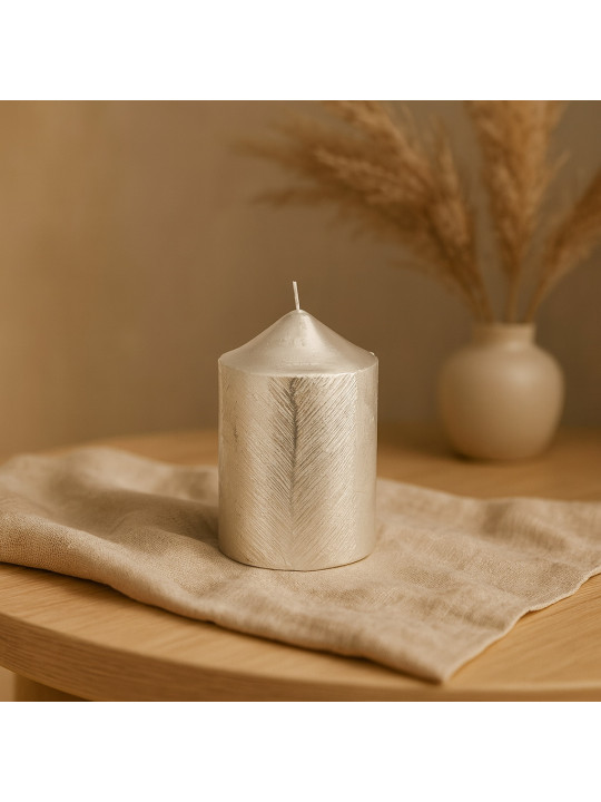 Մոմ KOOPMAN CANDLE METALLIC 10CM 3ASS (253185) (ACC365610)