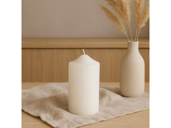 Candle KOOPMAN CANDLE METALLIC 14CM 3ASS (253222) (ACC365620)