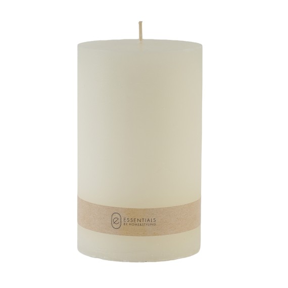 Свеча KOOPMAN CANDLE PILLAR 9X15CM WHITE (315227) (TL3300060)