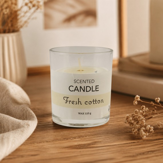 Candle KOOPMAN CANDLES IN GLASS IN DISPLAY (612531) (TL3100530)