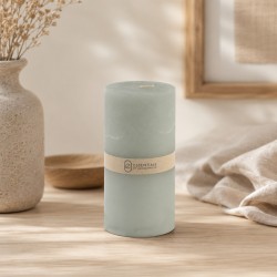 Candle KOOPMAN CANDLE PILLAR 7X14CM GREY (TL3300140)