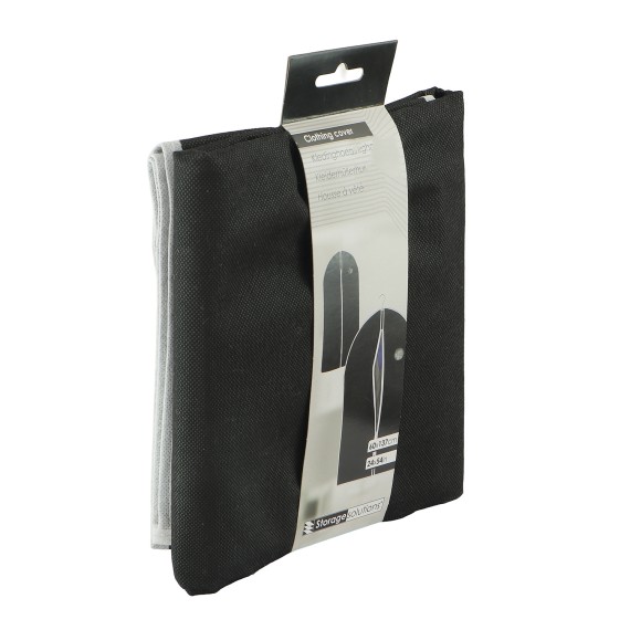 Cover KOOPMAN CP8501320 SUIT BAG MAN AND WOMAN  BLACK 60X137cm (028738)