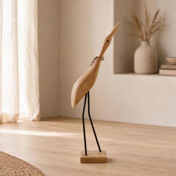 Decorative objects KOOPMAN DECO HERON 67CM 2 ASS DESIGN (892025) (A68825530)
