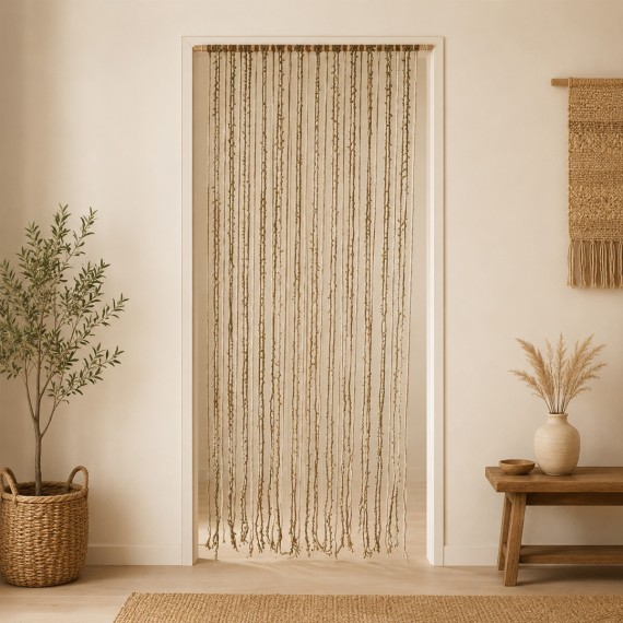 Decorative objects KOOPMAN DOOR CURTAIN MACRAME 90X200CM (HZ1953610)