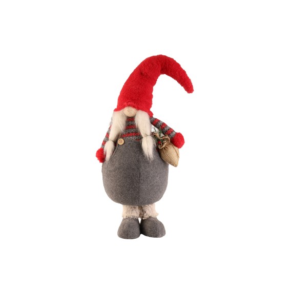 Новогодные декоративные аксессуары KOOPMAN GNOME MET LED PLUCHE 68CM 2ASS (AQS000740)