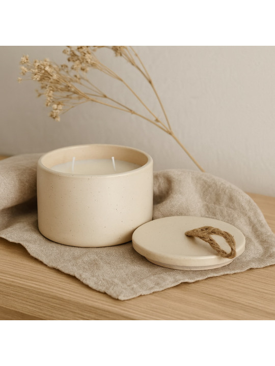 Candle KOOPMAN IN PORCELAIN BOX (095004680)