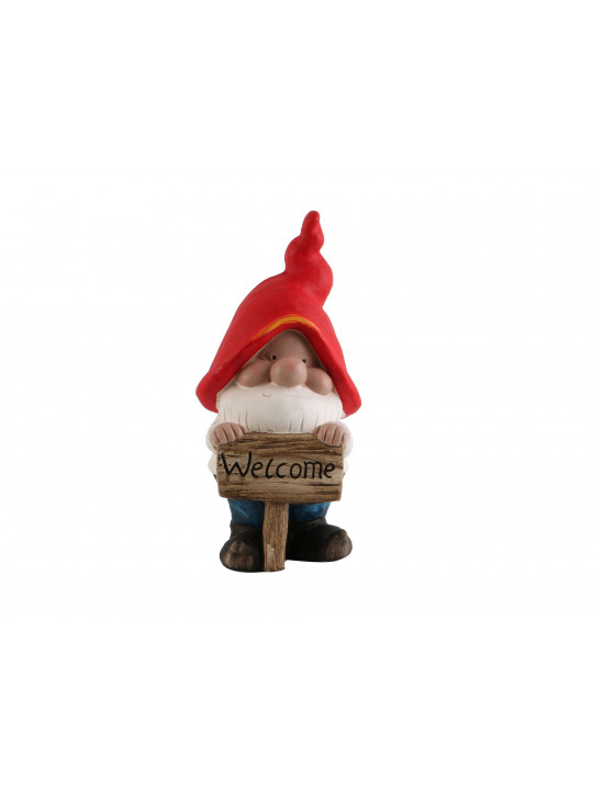 Decorate objects KOOPMAN GNOME WITH SIGN 44CM 795203170