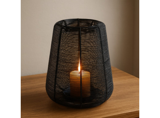 Candlestick KOOPMAN LANTERN METAL WIRE 29CM (A98018050)
