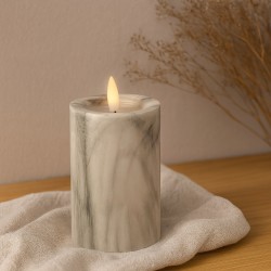 Свеча KOOPMAN LED CANDLE 75X125MM WHITE (739979) (AX5435820)