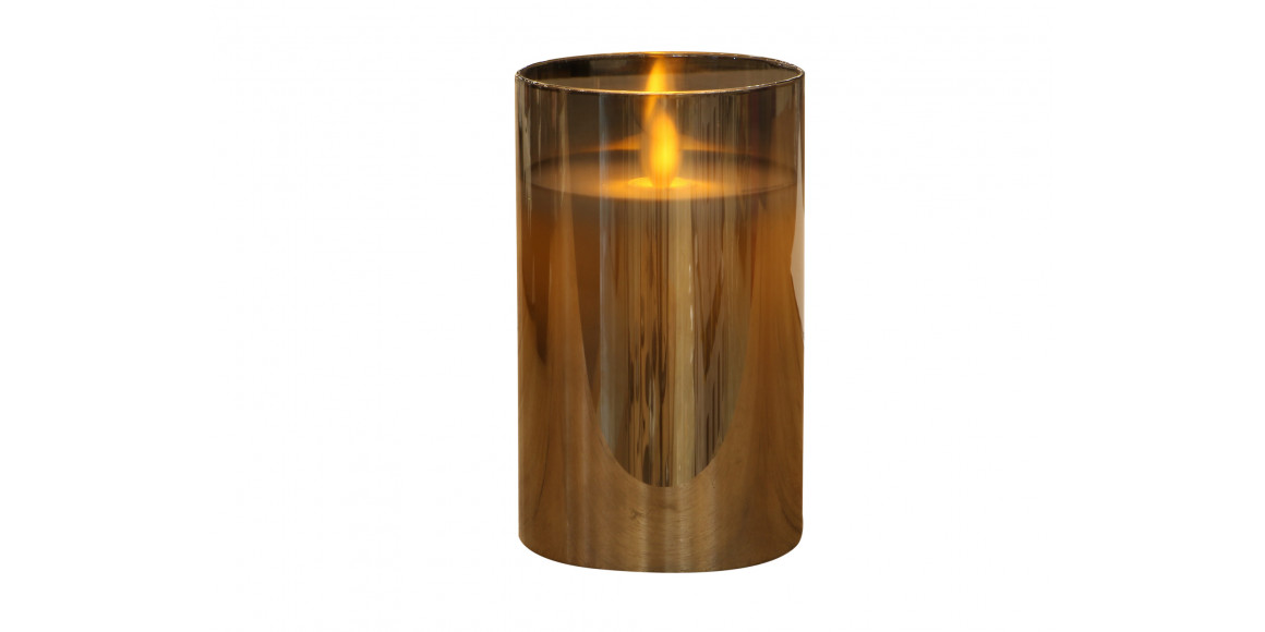 Decorate objects KOOPMAN LED CANDLE IN GLASS 125MM GREY XX8113840