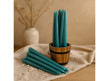 Свеча WOC LONG BLUE 20 PCS 
