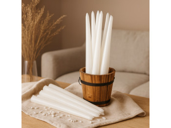 Մոմ WOC LONG WHITE 20 PCS 