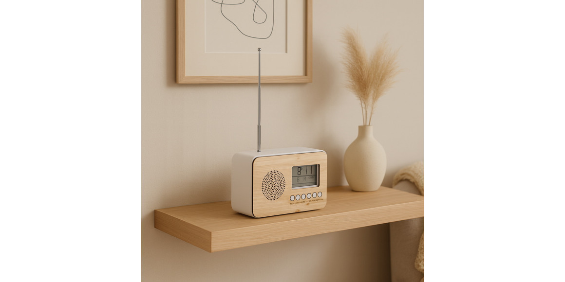 Table clock KOOPMAN METAL 45X140X70MM 2ASS (HZ1003650)