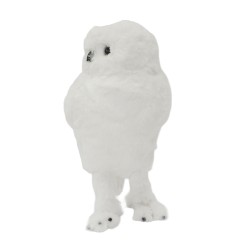 Новогодные декоративные аксессуары KOOPMAN OWL STANDING 31CM WHITE 2ASS (649971) (YZB010250)