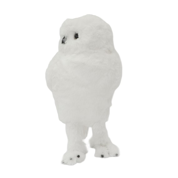 Новогодные декоративные аксессуары KOOPMAN OWL STANDING 31CM WHITE 2ASS (649971) (YZB010250)