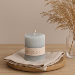 Candle KOOPMAN PILLAR 4X5CM LIGHT GREY (250399) (420007080)