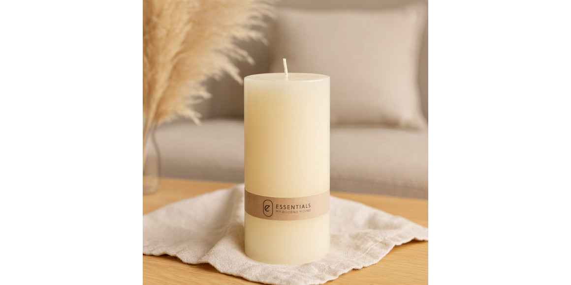 Свеча KOOPMAN PILLAR 7X14CM OFF WHITE (250351) (420007040)