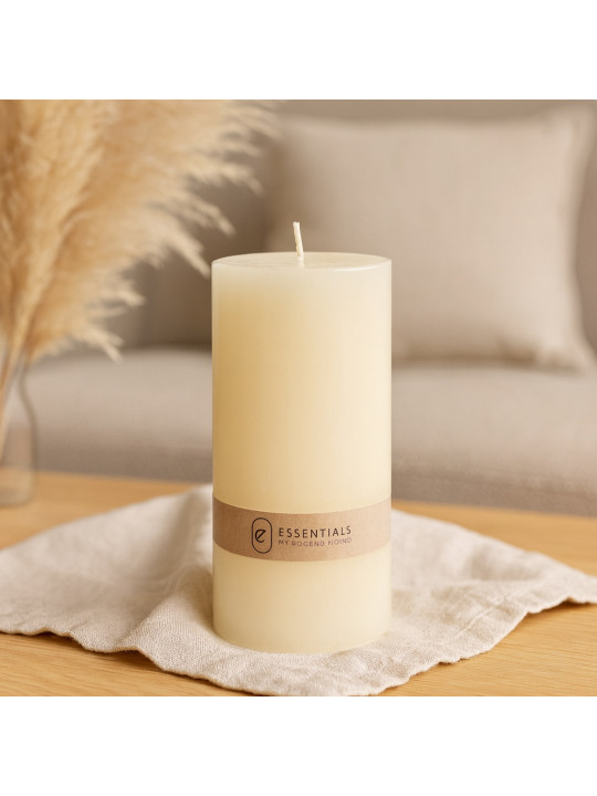 Candle KOOPMAN PILLAR 7X14CM OFF WHITE (250351) (420007040)