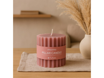 Свеча KOOPMAN PILLAR CANDLE 70MM 4ASS (161183) (ACC360200)