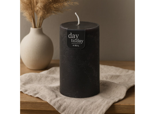 Candle KOOPMAN PILLAR CANDLES RUSTIC 13CM 3ASS (105026) (ACC340230)