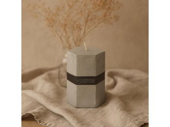 Candle KOOPMAN PILLAR HEXAGON 7X10CM 3 (068239) (420213430)