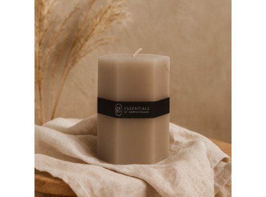 Candle KOOPMAN PILLAR HEXAGON 7X10CM 3 (068383) (420213450)