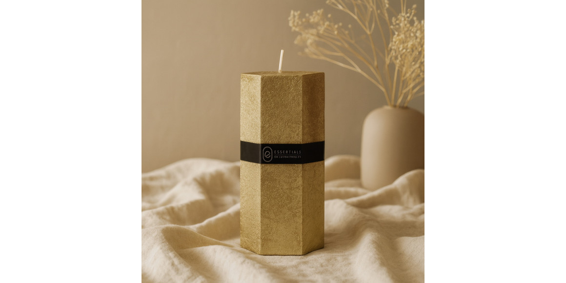 Свеча KOOPMAN PILLAR HEXAGON 7X14CM 3 (068444) (420213460)