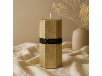 Свеча KOOPMAN PILLAR HEXAGON 7X14CM 3 (068444) (420213460)