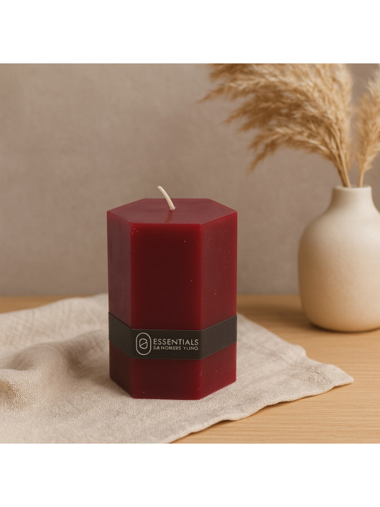 Свеча KOOPMAN PILLAR HEXAGON 7X14CM 3 (068482) (420213470)