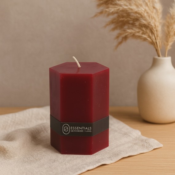 Свеча KOOPMAN PILLAR HEXAGON 7X14CM 3 (068482) (420213470)
