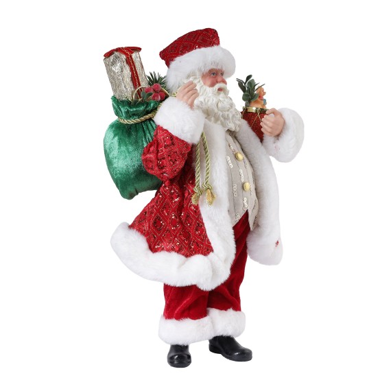 Новогодные декоративные аксессуары KOOPMAN SANTA NTANDING 38CM RED 2ASS (643009) (ATK000440)